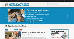 Desktop Screenshot of 24hourlocksmithaustin.org